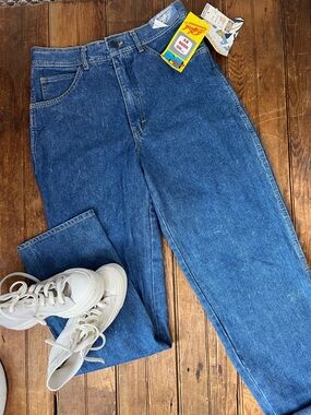 Men’s vintage 80s Graffiti jeans stonewashed MTV tag new with tag